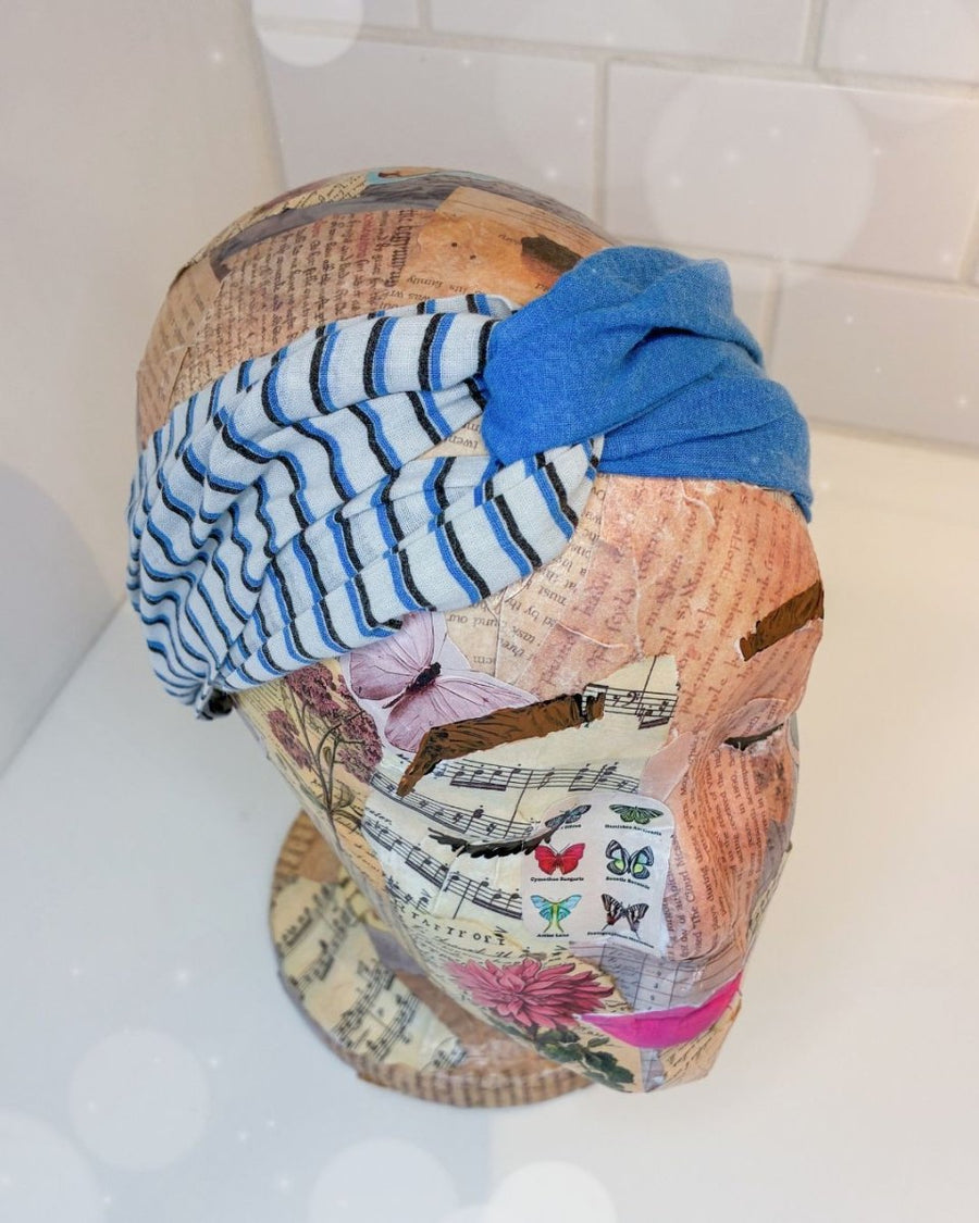 Saree Headband | Knot - Asha Project Kantha - Saree - Handmade