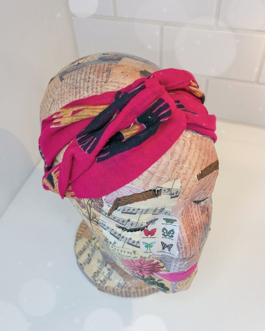 Saree Headband | Knot - Asha Project Kantha - Saree - Handmade