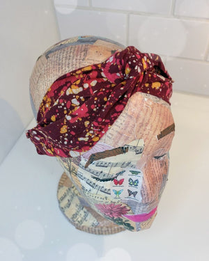 Saree Headband | Knot - Asha Project Kantha - Saree - Handmade