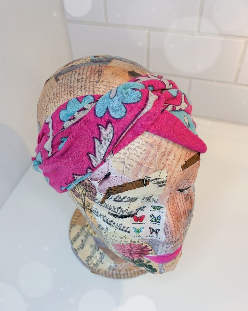 Saree Headband | Knot - Asha Project Kantha - Saree - Handmade