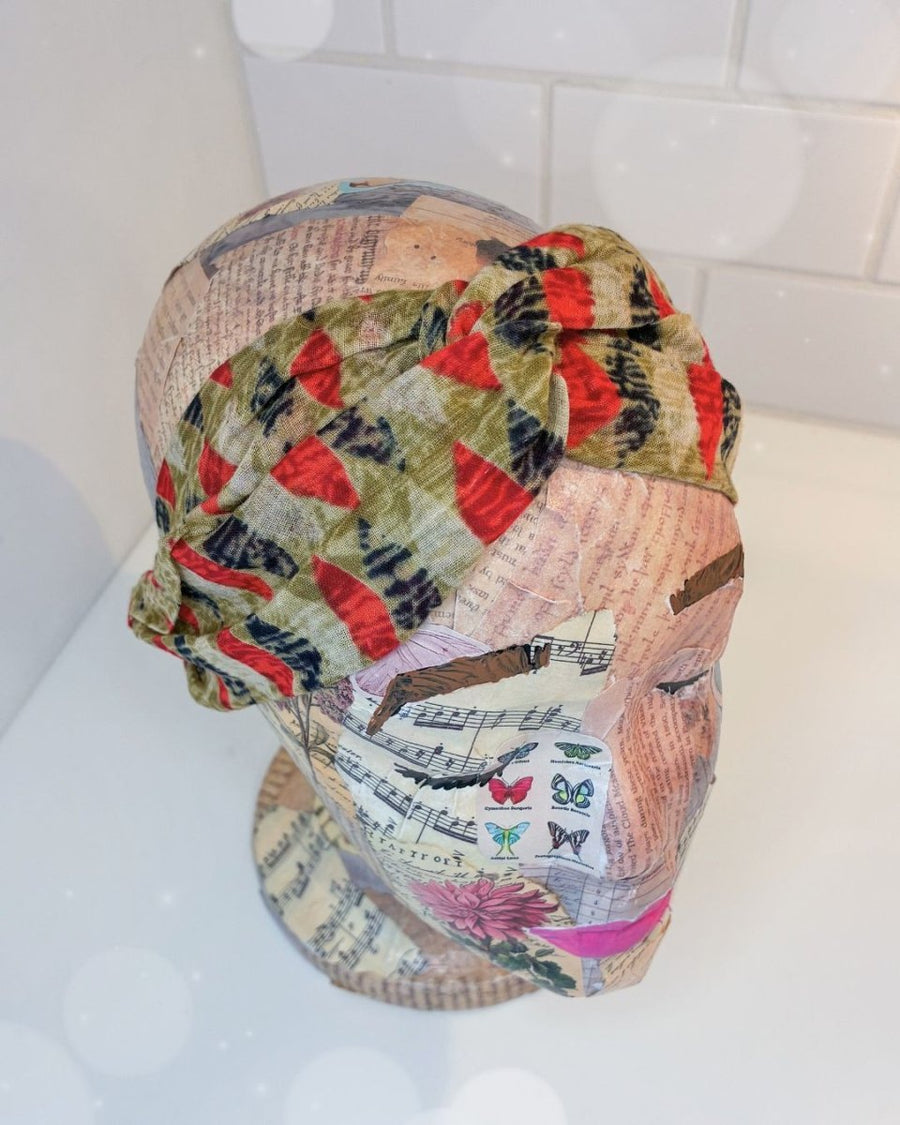 Saree Headband | Knot - Asha Project Kantha - Saree - Handmade