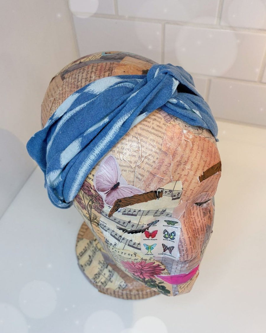 Saree Headband | Knot - Asha Project Kantha - Saree - Handmade