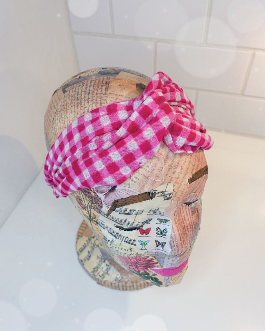 Saree Headband | Knot - Asha Project Kantha - Saree - Handmade