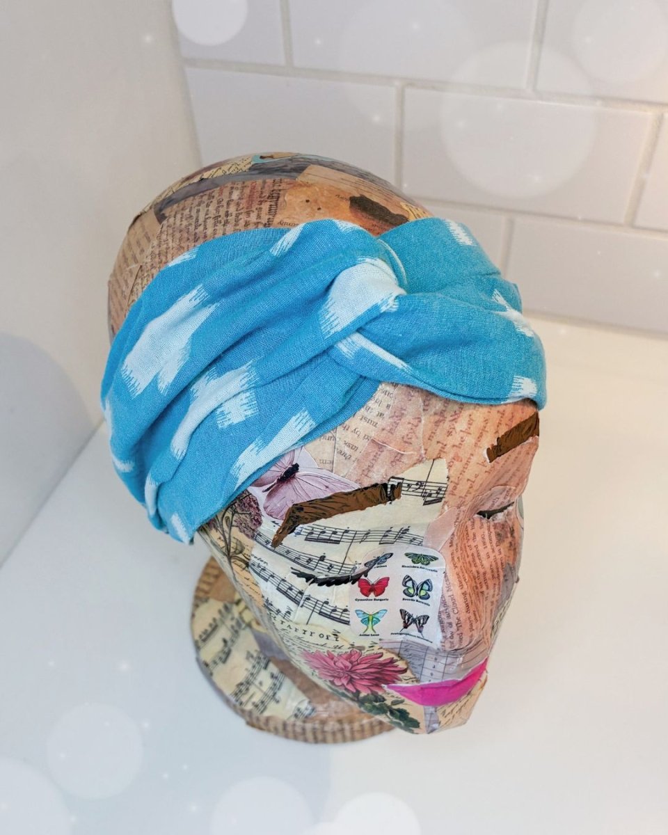 Saree Headband | Knot - Asha Project Kantha - Saree - Handmade