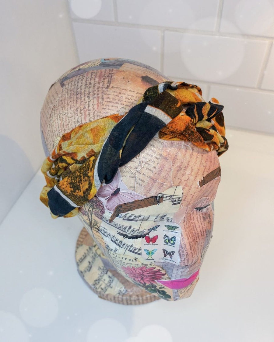 Saree Headband | Knot - Asha Project Kantha - Saree - Handmade