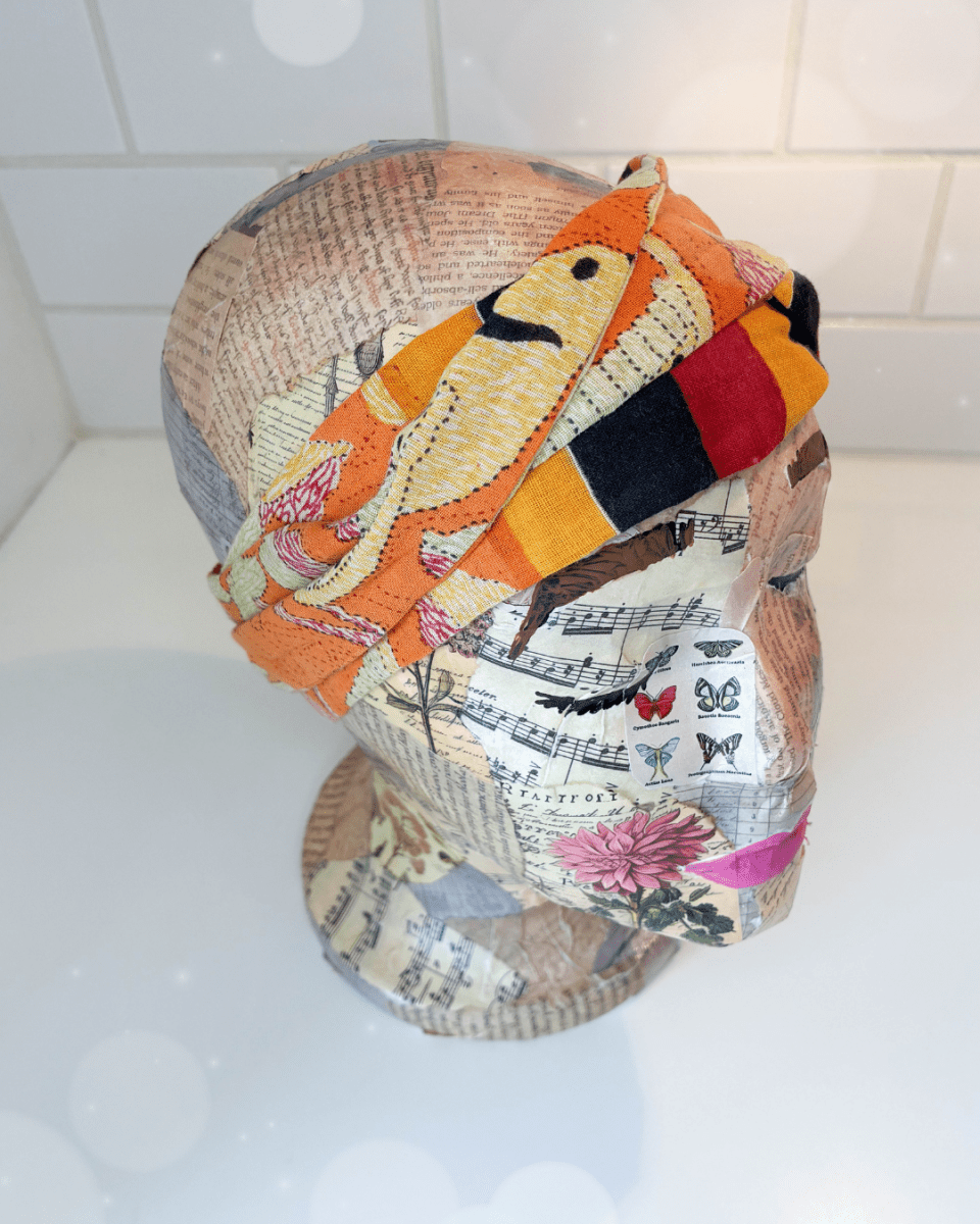 Saree Headband | XL - Asha Project Kantha - Saree - Handmade