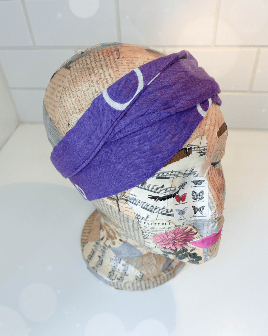 Saree Headband | XL - Asha Project Kantha - Saree - Handmade