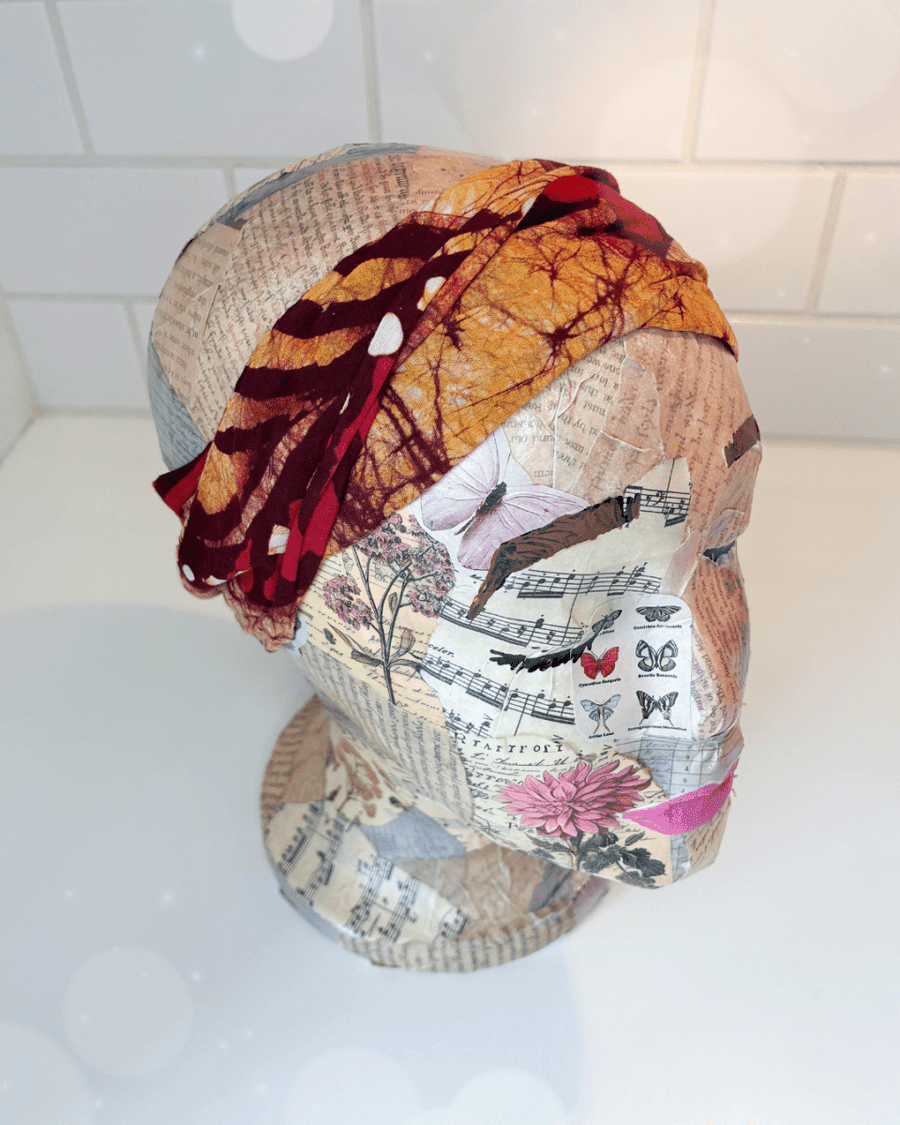 Saree Headband | XL - Asha Project Kantha - Saree - Handmade