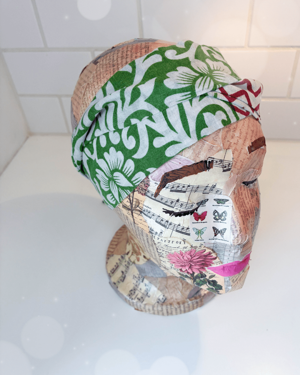 Saree Headband | XL - Asha Project Kantha - Saree - Handmade