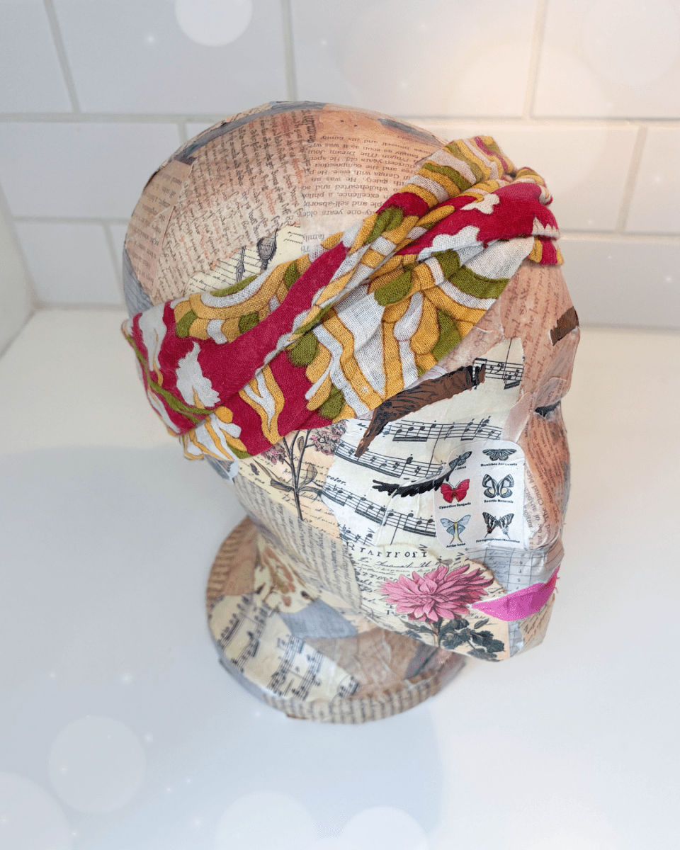 Saree Headband | XL - Asha Project Kantha - Saree - Handmade