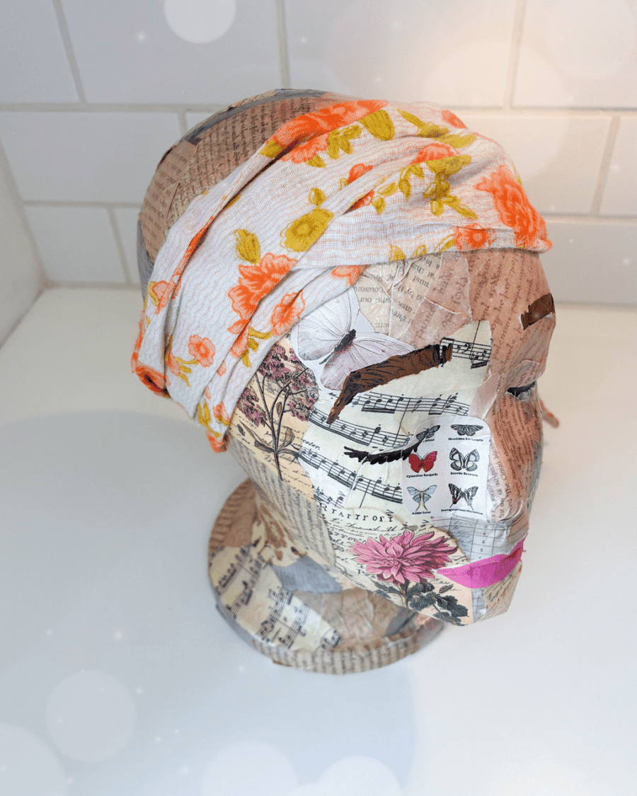 Saree Headband | XL - Asha Project Kantha - Saree - Handmade