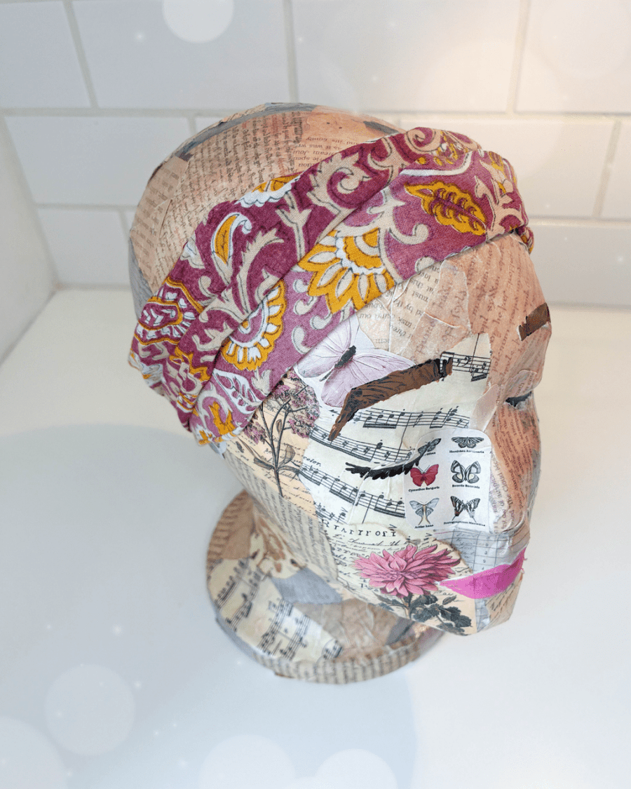 Saree Headband | XL - Asha Project Kantha - Saree - Handmade