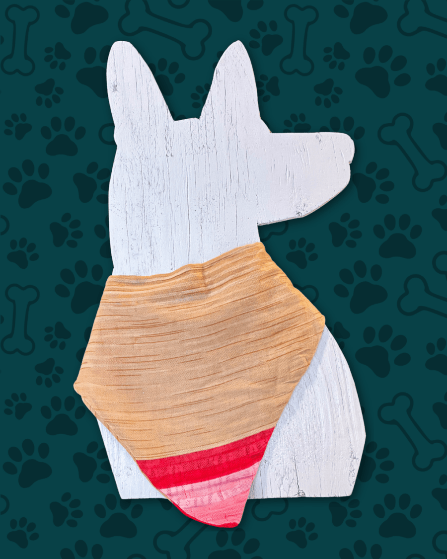 Saree Pet Bandana | Large - Asha Project Kantha - Saree - Handmade