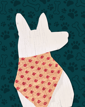 Saree Pet Bandana | Large - Asha Project Kantha - Saree - Handmade