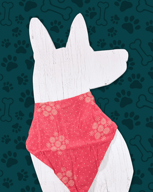 Saree Pet Bandana | Large - Asha Project Kantha - Saree - Handmade