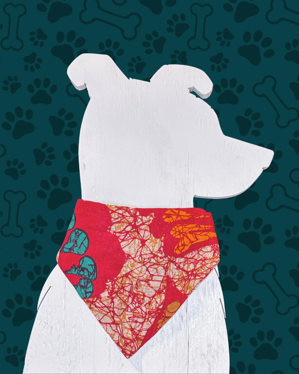 Saree Pet Bandana | Small - Asha Project Kantha - Saree - Handmade