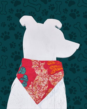 Saree Pet Bandana | Small - Asha Project Kantha - Saree - Handmade