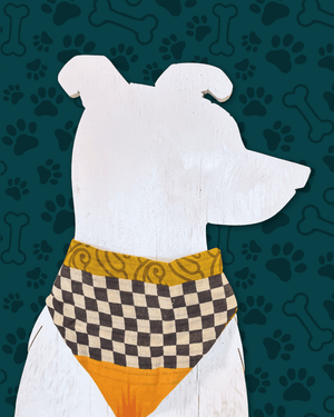 Saree Pet Bandana | Small - Asha Project Kantha - Saree - Handmade
