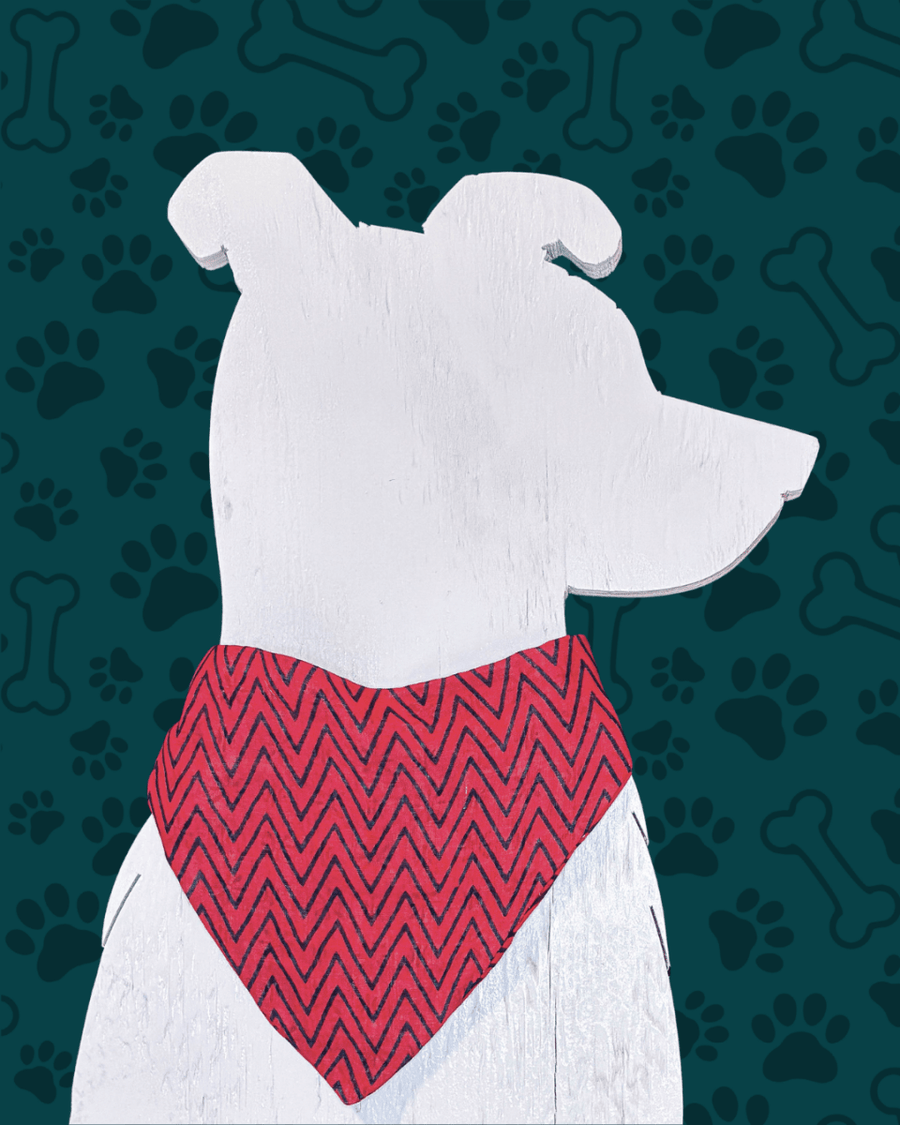 Saree Pet Bandana | Small - Asha Project Kantha - Saree - Handmade