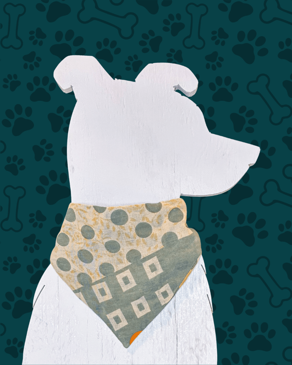 Saree Pet Bandana | Small - Asha Project Kantha - Saree - Handmade