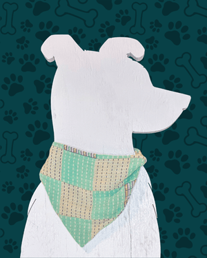 Saree Pet Bandana | Small - Asha Project Kantha - Saree - Handmade