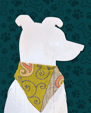 Saree Pet Bandana | Small - Asha Project Kantha - Saree - Handmade