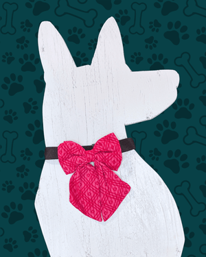 Saree Pet Bow | Large - Asha Project Kantha - Saree - Handmade