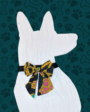 Saree Pet Bow | Large - Asha Project Kantha - Saree - Handmade