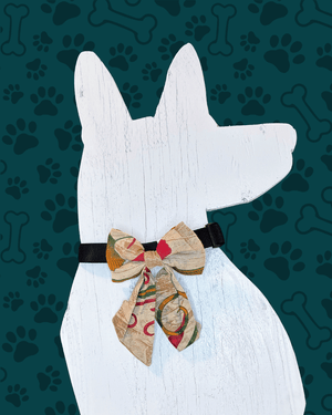 Saree Pet Bow | Large - Asha Project Kantha - Saree - Handmade