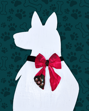 Saree Pet Bow | Small - Asha Project Kantha - Saree - Handmade