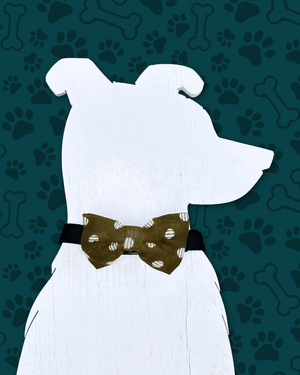 Saree Pet Bowtie | Small - Asha Project Kantha - Saree - Handmade