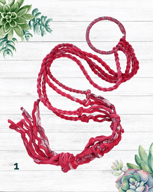 Saree Plant Hanger | Assorted - Asha Project Kantha - Saree - Handmade