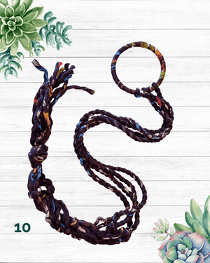 Saree Plant Hanger | Assorted - Asha Project Kantha - Saree - Handmade