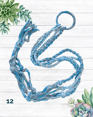 Saree Plant Hanger | Assorted - Asha Project Kantha - Saree - Handmade