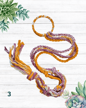 Saree Plant Hanger | Assorted - Asha Project Kantha - Saree - Handmade