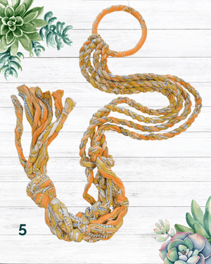 Saree Plant Hanger | Assorted - Asha Project Kantha - Saree - Handmade