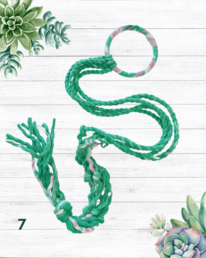 Saree Plant Hanger | Assorted - Asha Project Kantha - Saree - Handmade