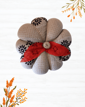 Saree Pumpkin | Large - Asha Project Kantha - Saree - Handmade