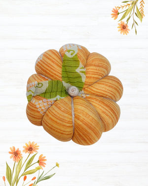 Saree Pumpkin | Large - Asha Project Kantha - Saree - Handmade