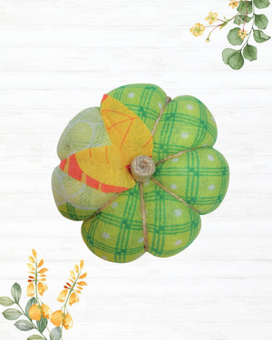 Saree Pumpkin | Medium - Asha Project Kantha - Saree - Handmade