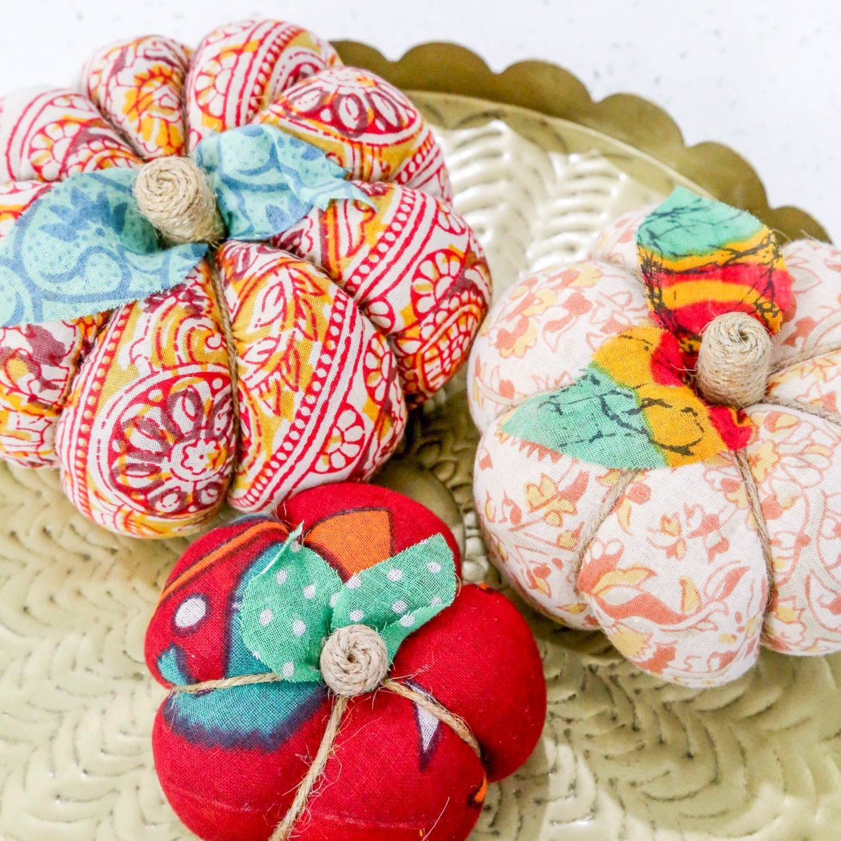 Saree Pumpkin Set | Set - Asha Project Kantha - Saree - Handmade