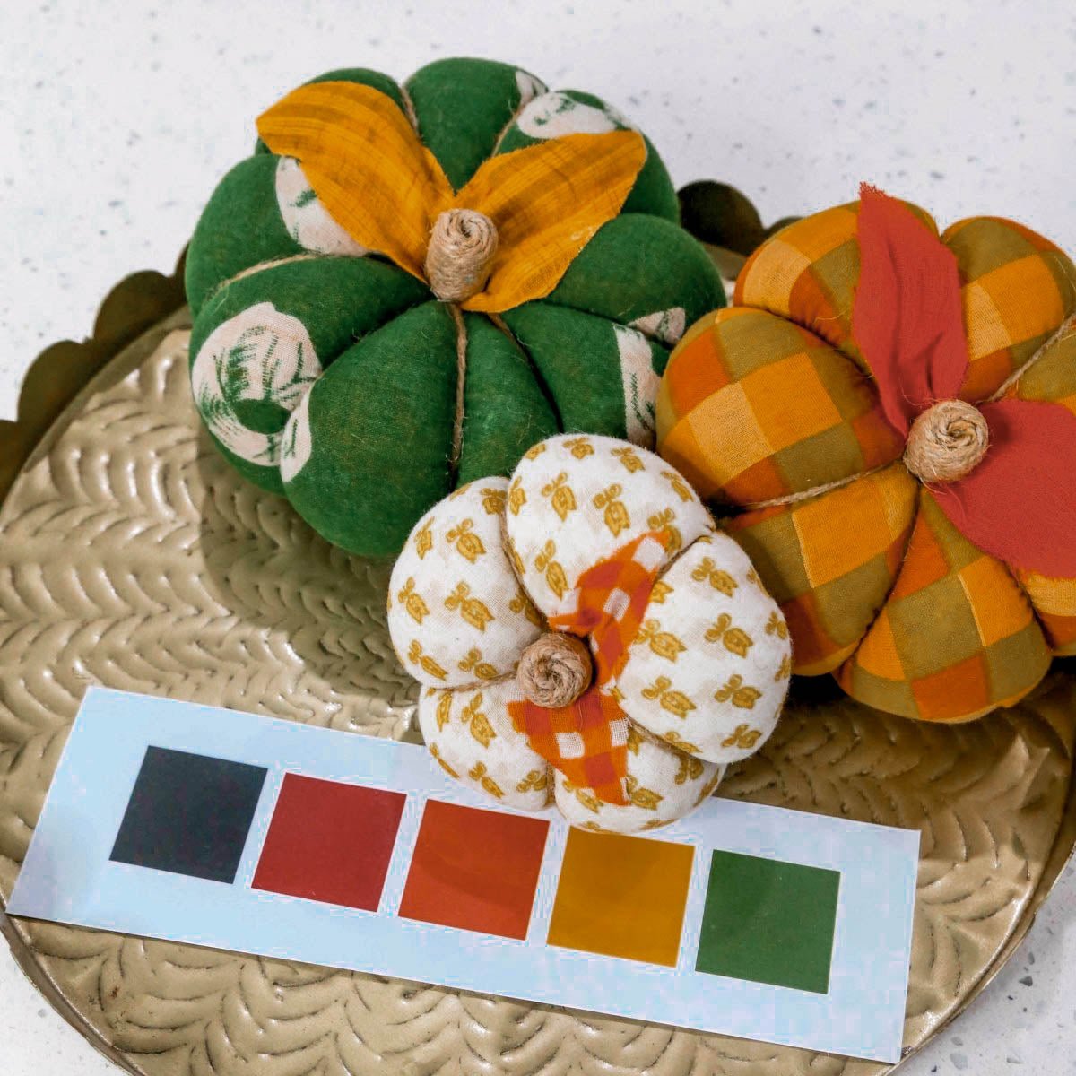 Saree Pumpkin Set | Set - Asha Project Kantha-Saree-Handmade