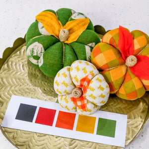 Saree Pumpkin Set | Set - Asha Project Kantha - Saree - Handmade