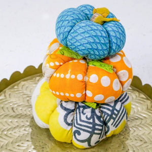 Saree Pumpkin Set | Set - Asha Project Kantha - Saree - Handmade