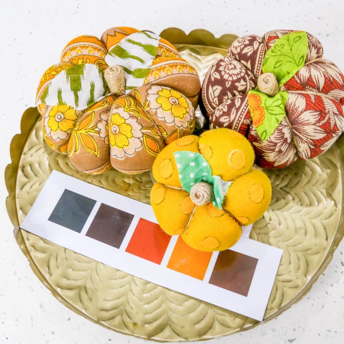 Saree Pumpkin Set | Set - Asha Project Kantha - Saree - Handmade