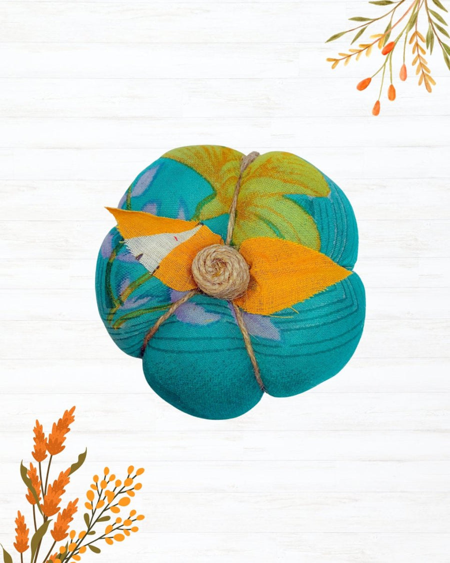 Saree Pumpkin | Small - Asha Project Kantha - Saree - Handmade