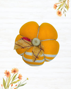 Saree Pumpkin | Small - Asha Project Kantha - Saree - Handmade