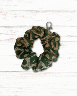 Saree Scrunchie Keychain - Asha Project Kantha-Saree-Handmade
