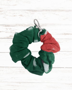 Saree Scrunchie Keychain - Asha Project Kantha-Saree-Handmade