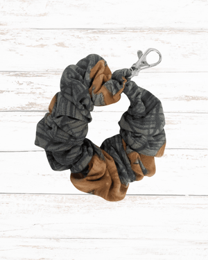 Saree Scrunchie Keychain - Asha Project Kantha-Saree-Handmade